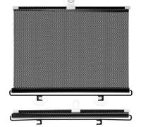 Angoily Suction Cup Roller Blinds No Drilling - 40x125cm Black Mesh Window