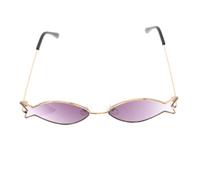 Angoily Sunglasses Novelty Orange Eyewear Fish Shaped with UV Protection and Lightweight Comfort for Summer Beach and Pool Parties for Holiday Gatherings and Tropical Luau Events