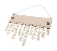 Angoily Suspended Birthday Reminder Wall Calendar Decor DIY Hanging Record Board for Important Dates Stable Material Hanging Planner for Weddings Birthdays Childbirth and Events