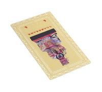 Angoily Tai Sui Amulet Card Chinese Wealth Protection Charm for Luck Success Safety Portable Design for Wallet Pocket Fine Craftsmanship Durable Reliable