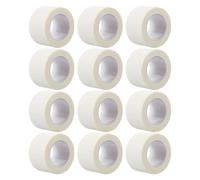 Angoily Tearable Non-Woven Fabric Paper Tape 12 Rolls 2.5Cm X 9.14M Breathable Tape for Sensitive Skin and Use