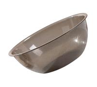 Angoily Thickened 30cm Acrylic Kitchen Mixing Bowl Gray Round Food Preparation Basin Sturdy Plastic Salad Bowl for Household Use and Fruit Washing