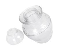 Angoily Thickened Clear Glass Pickle Jar with Wide Mouth for Food Fermenting and Pickling Airtight Sealed Kitchen Storage Container for Homemade Kimchi and Pickled Vegetables Capacity with