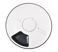 Angoily Timed Auto Pet Feeder 6-meal Smart Feeding Bowl with Timer Automatic Cat and Dog Food Dispenser for Scheduled Feeding in Grey White