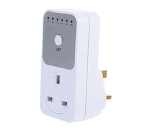 Angoily Timer Plug Socket Uk Small with Adjustable Timer and Automatic Power Cut White Abs Material Suitable for Rice Cooker and Kitchen Appliances