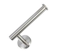 Angoily Toilet Paper Holder and Dispenser Wall Mounted Stainless Steel Convenient Paper Access without Rolling, Sturdy Silver Tissue Roll Hanger for Bathroom Suitable for Toilet Wall