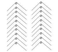 Angoily Torsional Springs Uniform Performance 20pcs Stainless Steel 90 Degree Small Springs for Home Repair and Automotive Repairs for Mechanics and Craftsmen