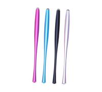 Angoily Touch Screen Pen Capacitive Pen Handwriting Metal Stylus with Replaceable Fiber Cloth Tips 4pcs Blue for Tablet and Phone, Comfortable Writing Tool that Doesn’t Damage Hands