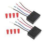 Angoily Touch Sensor Switch Touch Dimmer Module Replacement Kit for Lamp Control System Includes Switches and Caps for Easy Repair and Upgrade