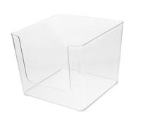 Angoily Transparent PP Book Storage Bin for Classroom and Bedroom Small Oxford Tree Drawstring Book Organizer Box Multipurpose Desktop Storage Container
