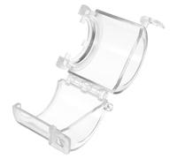 Angoily Transparent Push Button Cover Protector with One-touch Design Plastic Switch Cover for Emergency Stop Buttons Safety Enhancement for Factories and Machinery Removable Base Locking