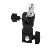 Angoily Umbrella Holder and Flash Light Bracket for Photography, Tripod Adapter with Tilt Clamp Compatible with Studio Light Stands for Outdoor and Indoor Photo Shoots