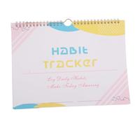 Angoily Undated English Habit Tracker Planner Weekly Planner for Goal Setting Productivity Boost Creative Habit Journal with Eye Catching Design Safe Reusable Material for Motivation