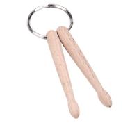 Angoily Unique Drum Stick Key Chain Ornament Made of Sturdy Zinc Alloy, Small and Light Design, Easy to Hang, Key Ring for Music Lovers and Presents for Drummers