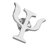 Angoily Unique Silver Alloy Decorative Brooch Pin with Retro Stylish Design for Women and Men, Versatile Use on Sweaters and Suits, Fade-resistant Accessory as A Present for Psychology