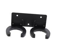 Angoily Universal for Mic Microphone Double Holder Hook with Metal and Heavy-duty Support Stable Positioning Wall-mounted Hanger Ktv and Church