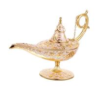 Angoily Vintage Lamp Ornament Retro Collectable Light Decor for Arabian Themed Parties and Theatrical Props Unique Chic Home Decoration for Steampunk Rooms