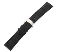 Angoily Vintage Watch Strap with Pattern and Butterfly Clasp Replacement Band for Men and Women Retro Style Wristwatch Accessory for Daily Wear and Gifts