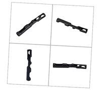 Angoily Violin Bow Posture Rubber Bow Holder for Accurate Grip Compact Violin Accessories for Beginners and Teachers and Tightens Screws Black