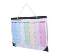 Angoily Wall Calendar for Wall Hanging Horizontal Planner with Multi-country Holidays Ample Note Space Thick Paper Sturdy Coil Binding Decorative English Design for Home and Office