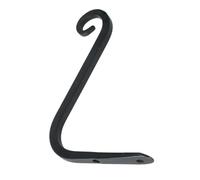 Angoily Wall Mounted Hanging Hook Bracket Sturdy Black Hanging Plant Holder for Lanterns Flowerpots Bird Feeders Indoor Outdoor Use Easy Installation with Strong Load Capacity