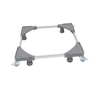 Angoily Washer Stand Fridge Base 4 Locking Wheels Easy to Move Durable Metal Construction Suitable for Washing Machine Refrigerator