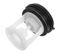 Angoily Washing Machine Drain Pump Seal Filter 2-hole Plastic Cover for Drainage Washer Hose Seal for Kitchen and Bathroom Sturdy and Easy to Install