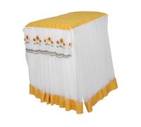 Angoily Washing Machine Dust Cover Floral Design Sun Protection Decorative Cover for Fully Automatic Drum Machines