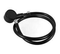Angoily Water Saving Barber Shop Shower Hose Flexible Hair Salon Bed Attachment Durable Black Rubber Hose Sprinkler Tool for Shampoo Beds with Easy Maneuvering and Angle Reach