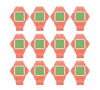 Angoily Watermelon Shaped Paper Boxes Unique Treat Boxes 24pcs for Holding Cakes and Chips for Garden Parties and Holidays