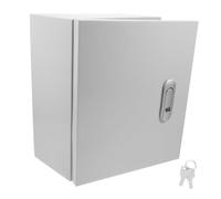 Angoily Waterproof Electrical Junction Box with Plastic 25x30x14cm Vertical Distribution Cabinet Outdoor Electrical Enclosure Box for Low Voltage Panel and Protection