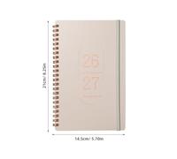 Angoily Weekly Monthly Planner PU Hardcover Personal Organizer for Work School Home Habit Tracker Agenda Schedule Book with Compact To-do List Notebook for Goal Setting and Progress