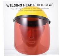 Angoily Welding Safety Face Mask Head-mounted Protective Shield with Impact-resistant Dust Screen for Industrial Use and Debris Splash Prevention