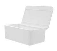 Angoily Wet Tissue Storage Box Wipe Dispenser Plastic Box Organizer for Bathroom and Kitchen Featuring Lid and Easy Design for Diaper Wipes Case Storage and Organization