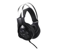 Angoily Wired Earphones Mic for Gaming Stylish Head-mounted Headphones Breathable Earmuffs for Pc