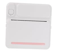 Angoily Wireless Mini Pocket Label Printer for Students with Wireless Connection, Inkless Thermal Photo and Document Printer, Portable Handheld Wrong Question Printing Tool with 5 Rolls