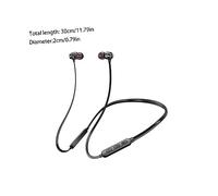 Angoily Wireless Neckband Earphone In Ear Sports Headset with Hour Standby Comfortable Fit High Grade for Secure Use Random Color