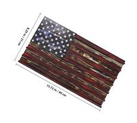 Angoily Wooden American Flag Challenge Coin Holder Display Rack for Law Enforcement Police Wall-Mounted Medal Shelf with Spacious Design Craftsmanship Gift for Special Occasions