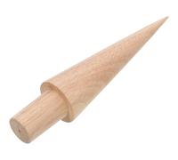 Angoily Wooden Ice Cream Cone Maker Mold, Rubberwood Egg Roll DIY Pastry Tool, Cone Shape Krumkake Roller for Baking and Dessert Crafting