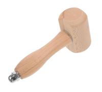 Angoily Wooden Leather Hammer Tool Lightweight DIY Mallet for Crafting Comfortable Grip for Leather Engraving Stamping and Punching for Leatherworking Projects