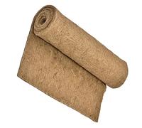 Angoily Worm Blanket Reptile Bed Mat Jute Fiber Brown DIY Cut