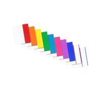 Angoily Writable Semi-Transparent Index Tabs Page Markers with Adhesive File Folder Stickers for Note Organization and Quick Reference