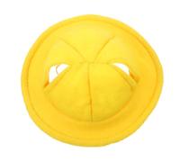 Angoily Yellow Felt Pet Bunny Hat Mini Pet Hat for Small Animals, Easy to Wear and Carry, Cute Rabbit Clothing Accessory Suitable for Party and Daily Life