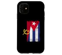 Angola Cuba Half Flag Angolan Cuban Heritage Case for iPhone 11