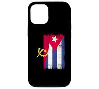 Angola Cuba Half Flag Angolan Cuban Heritage Case for iPhone 12/12 Pro
