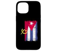 Angola Cuba Half Flag Angolan Cuban Heritage Case for iPhone 15