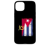 Angola Cuba Half Flag Angolan Cuban Heritage Case for iPhone 15 Plus