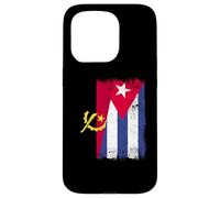 Angola Cuba Half Flag Angolan Cuban Heritage Case for iPhone 15 Pro