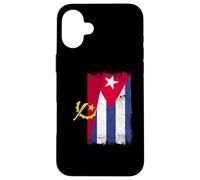 Angola Cuba Half Flag Angolan Cuban Heritage Case for iPhone 16 Plus