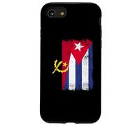 Angola Cuba Half Flag Angolan Cuban Heritage Case for iPhone SE (2020) / 7/8